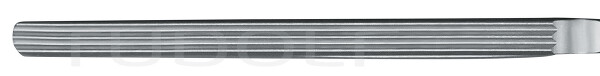 RU 6550-22 / Pinza Intestinal Kocher, Recta, 22 cm