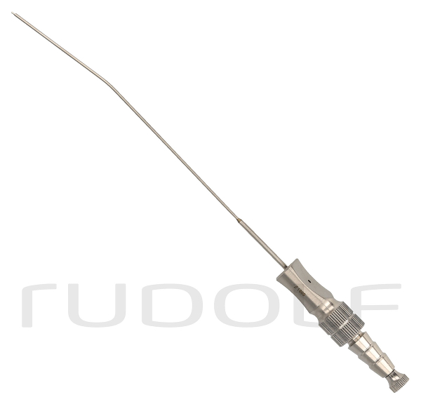 RU 6424-41 / Mikro-Saugkanüle Pribram, Ø 1,22 mm, 16 Gauges, (Nl) 140 mm, m. Saugunter- Brechung, Luer-Bohrung, mit Mandrel