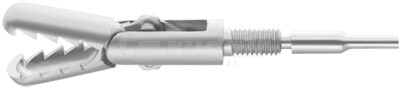 RS000-556 / Insert Grasping and Biopsy Fcps., with Serrated Spoon, Double Action, Ø 5 mm