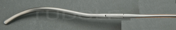 RU 6553-25 / Pinza Intestinale Kocher-Atrauma, Curva 25cm
