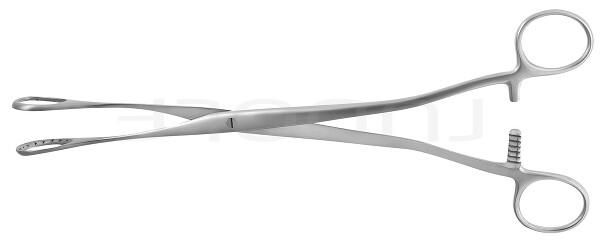 RU 7415-27 / Pinza Per Aborto Sänger, Curva 27cm