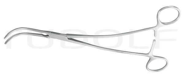 RU 7668-24 / De Bakey-Bahnson Atrauma Clamp, (L) 24 cm - 9 1/2"