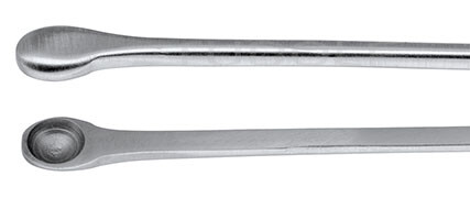 RU 4078-20 / Pituitary Forceps Adson, Bayonet Shape 23cm, 9", Cup 6 mm