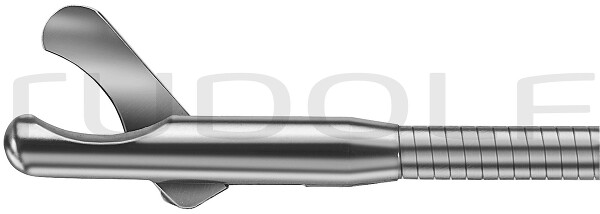 RF227-343 / Tijera Semirígida De Gancho Monoarticulada, Ø 2,3 mm, 7 Fr, 340 mm