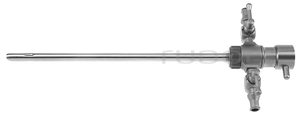 AT040-102 / Arthroskopschaft; Atraumatisch mit Drehbarem Spülanschluß; 2 Hähne; Ø5,5mm
