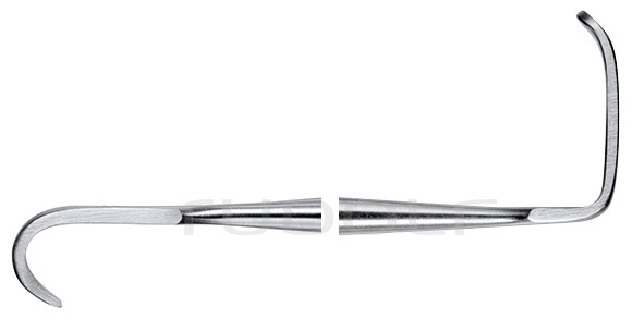 RU 4486-01 / Retractor, Senn-Mueller, Sharp 16 cm - 6 1/4", 7 x 8 mm, 18 x 6 mm