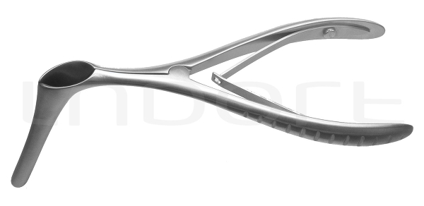 RU 8013-04 / Nasenspekulum Killian-Struycken, Figur 4, 90 mm, Hygienischer Schluss, 14 cm