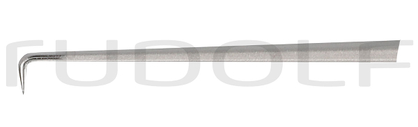 RU 7907-05/20 / Ear Hook Shambaugh, Sharp, Angled 90°, 2 mm, 16 cm - 6 1/4"