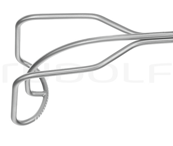 RU 4591-01 / Cooley Retractor , Toothed 21,5 cm
/ 8 1/2", 45x35 mm,