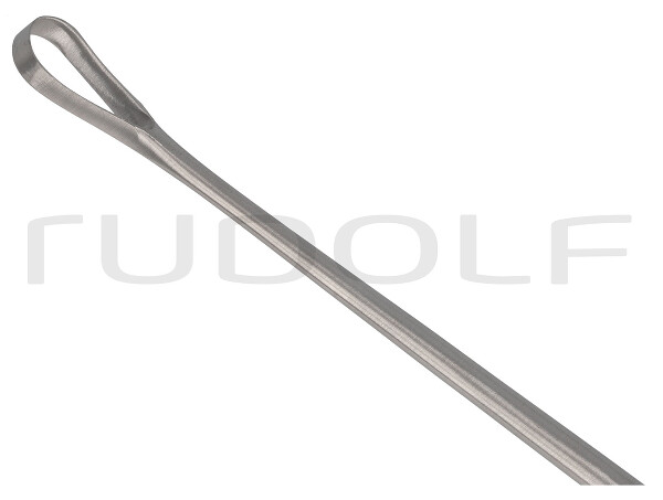 RU 7322-09 / Curette Utérine Recamier, Rigide Tranchante, 31,0 cm, Fig. 3, 9 mm