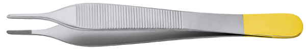 RU 4036-12 / Dressing Forceps Adson, Straight, TC, 12 cm - 4 3/4"