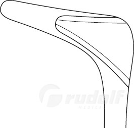 RU 8015-36 / Especulo Nasal Cottle, Figura 1, 35 mm, 13 cm