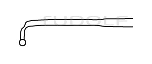 RU 8826-03 / Yasargil Ligature Guide, 18,5cm
 - 7 1/4"