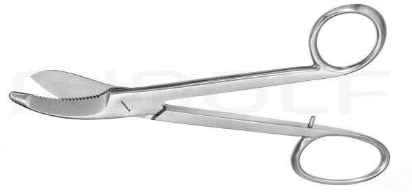 RU 2692-24 / Forbice Per Bendaggi Bruns, Dent., 24,0 cm