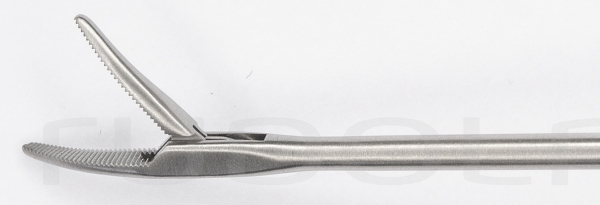 RU 8650-03/15 / Grasp Fcps., Cvd. Rgt., FF-MOV. Shaft Length 23cm
/9", Conicø2/3mm
, Jaw 2mm
