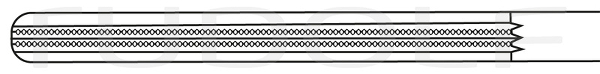 RU 6534-13 / Darmklemme Doyen, Atrauma, Gerade, (L) 13 cm