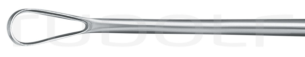 RU 7300-01 / Uterine Curette Sims , Mall., Sharp 28,0 cm
/11", Fig. 1, 7,5 mm