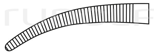 RU 3101-18 / Pince Hémostat. Halsted-Mosquito, Courbée 18 cm