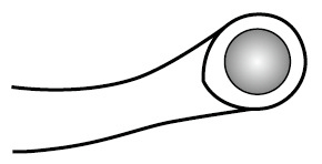 RU 7252-24 / Thoms-Gaylor Biopsy Fcps., 24cm
