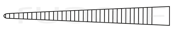 RU 3114-13 / Pinza Hemostática Jacobson, Recta, 13 cm