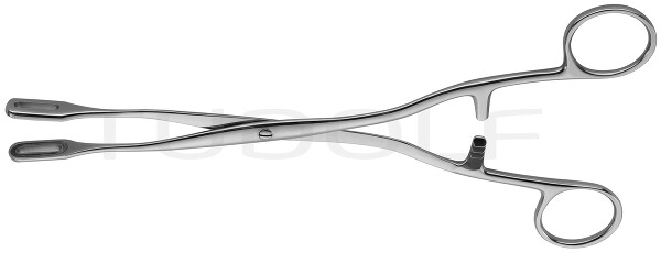 RU 7212-24 / De Lee Pinza Per Ovarie, Retta 23,5cm