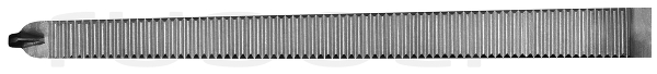 RU 3010-22 / Hemost. Fcps Ochsner-Kocher, Str., 1x2T. 22 cm, 8,75"