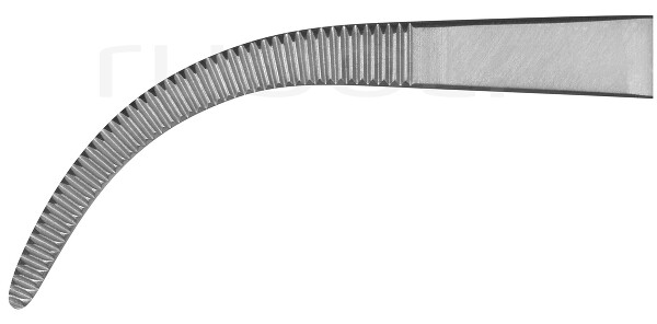 RU 3290-23 / Pinza Overholt-Slim, Curva En S, 21 cm