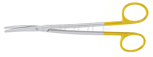 RU 1339-18 / Diss. Scissors Metzenbaum-S, Cvd., TC 18 cm - 7"