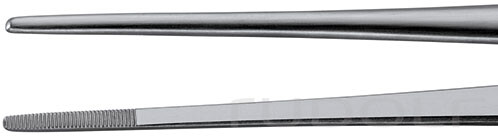 RU 4080-17 / Dressing Forceps Cushing, Str. 18 cm, 7"