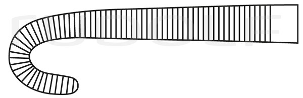RU 3387-02 / Tonsil Fcps Negus, Cvd., Fig. 2 19 cm, 7,5"