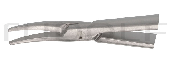 RU 5865-23G / Needle Holder Microgrip, Stand., Round Hdl Cvd., W. Ratchet, 23cm, 9"