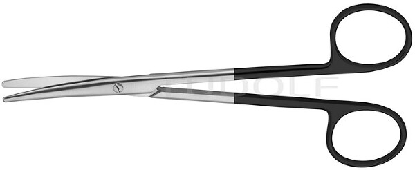 RU 1311-14M / Forbice Metzenbaum, Curva, MC 14,5 cm