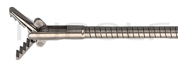 RF255-401 / Fasszange, Flex., Alligatormaul 5 Charr./1,6 mm, NL 400 mm, Doppelbew.