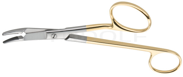 RU 6081-16 / Needle Holder Gillies, TC, Cvd. 16cm, 6 1/4"
