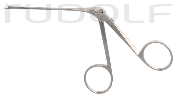 RU 7893-09/04 / Micro Ear Forceps, Straight, Smooth Jaw, Shaft Length 8 cm - 3 1/4",
