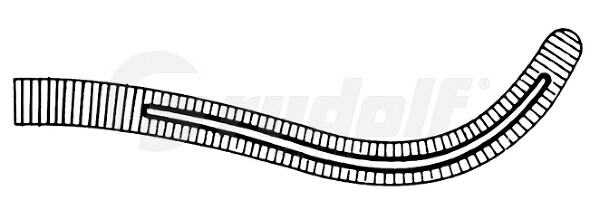 RU 6637-23 / Pinza Per Peduncoli Renali Stille 23cm