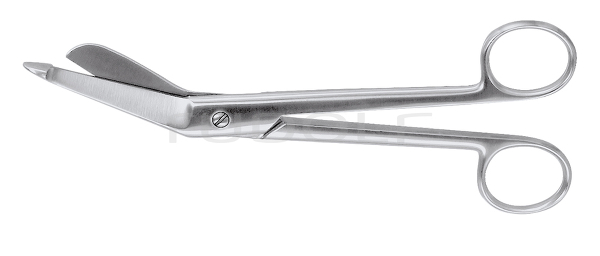 RU 2650-18 / Scissors Lister, Bl/Bl, Angular 18 cm - 7"