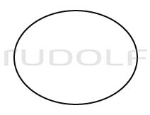 RU 5350-04 / Bone Curette Volkmann, Fig. 4, 11.5 x 15 mm, 17 cm - 6 3/4"