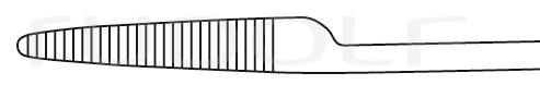 RU 3872-25 / Polyp.+Dressing Fcps Pelkmann, Str. 25 cm, 10"
