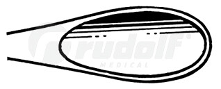 RU 6675-11 / Curette P. Calculs Biliaires Luer-Körte 11 mm