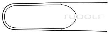 RU 5606-18 / Pinza Sgorbia Leksell, 50°, Curva