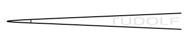 RU 4241-02 / Suture Tying Fcps. Micro Vise, Str. 13,5cm, 5 1/4", 0,3mm
