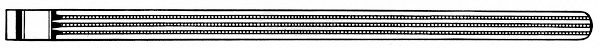 RU 6552-25 / Darmklemme Kocher, Atrauma, Gerade, (L) 25 cm