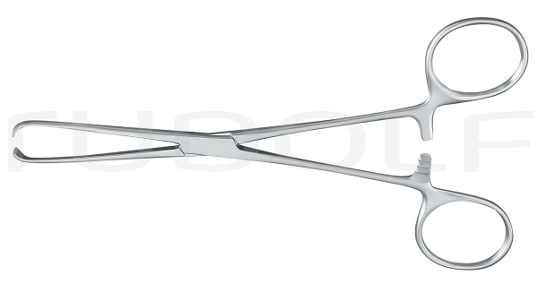 RU 6508-15 / Darmfasszange Boys-Allis, 15cm
