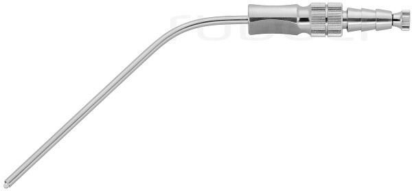 RU 6420-08 / Suction Tube Frazier (Fergusson), Ø 2,5mm 8 Ch/Fr, (Wl) 90 mm - 3 1/2", W. CUT-OFF, LUER-HUB and Stylet