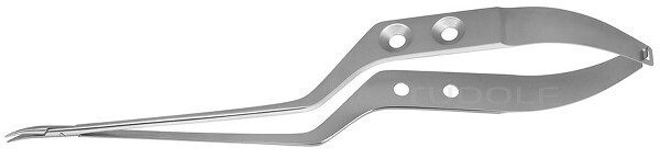 RU 5946-69 / Micro Needle Holder, Cvd. 24cm, 9 1/2"