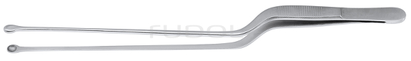 RU 4078-20 / Pituitary Forceps Adson, Bayonet Shape 23cm
, 9", Cup 6 mm