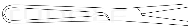 RU 6508-15 / Boys-Allis Forceps, 15cm