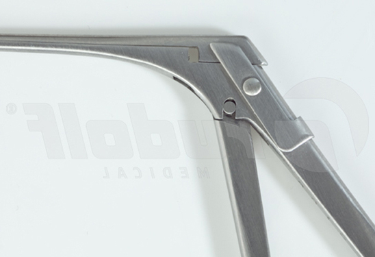 RU 7890-22-1 / Micro Ear Forceps, Straight, 0.8 x 4 mm, with Bow