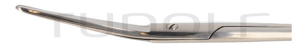 RU 1130-18HP / Scissors Fergusson, Bl/Bl, Cvd., High Poli. 18,5 cm, 7"
